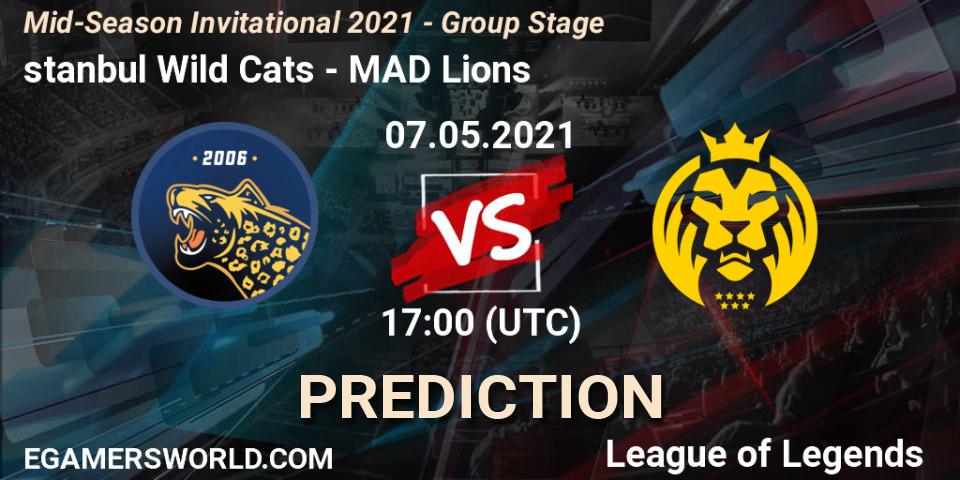 İstanbul Wild Cats - MAD Lions: Maç tahminleri. 07.05.2021 at 17:00, LoL, Mid-Season Invitational 2021 - Group Stage