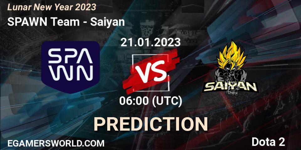 SPAWN Team - Saiyan: Maç tahminleri. 21.01.23, Dota 2, Lunar New Year 2023