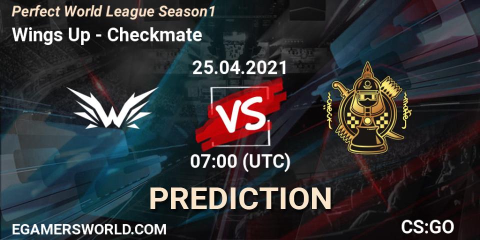 Wings Up - Checkmate: Maç tahminleri. 25.04.2021 at 07:00, Counter-Strike (CS2), Perfect World League Season 1