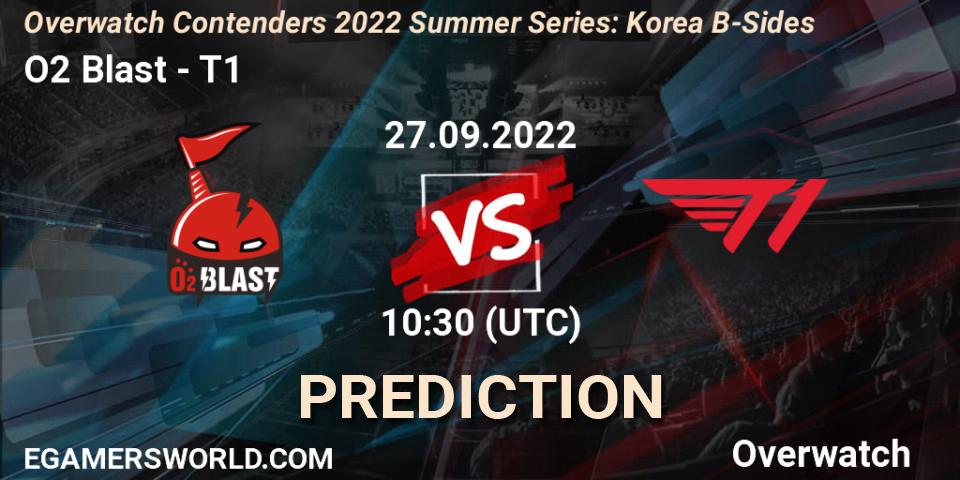 O2 Blast - T1: Maç tahminleri. 27.09.22, Overwatch, Overwatch Contenders 2022 Summer Series: Korea B-Sides