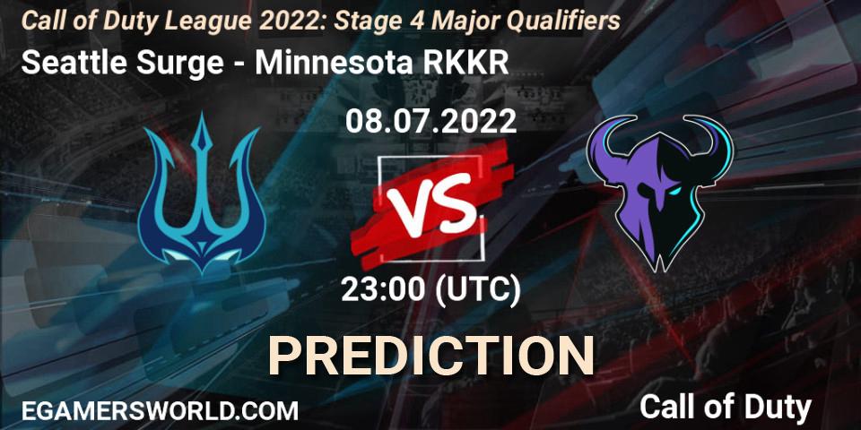 Seattle Surge - Minnesota RØKKR: Maç tahminleri. 08.07.2022 at 23:00, Call of Duty, Call of Duty League 2022: Stage 4