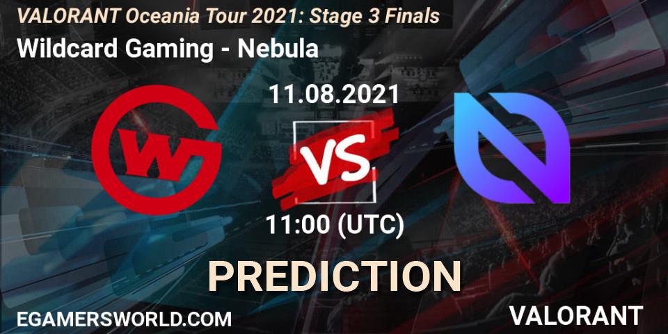 Wildcard Gaming - Nebula: Maç tahminleri. 11.08.2021 at 11:00, VALORANT, VALORANT Oceania Tour 2021: Stage 3 Finals