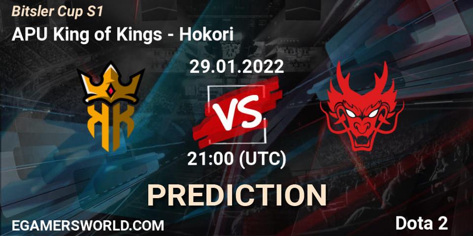 APU King of Kings - Hokori: Maç tahminleri. 29.01.2022 at 21:00, Dota 2, Bitsler Cup S1