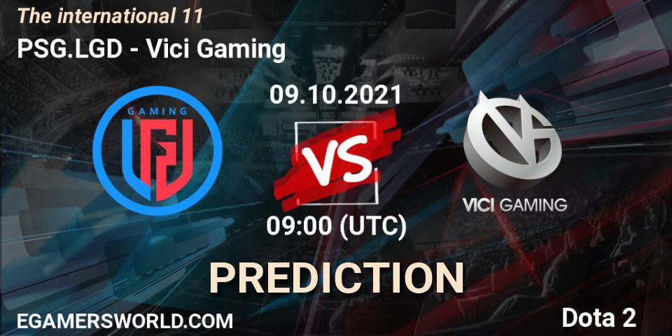 PSG.LGD - Vici Gaming: Maç tahminleri. 09.10.2021 at 09:00, Dota 2, The Internationa 2021