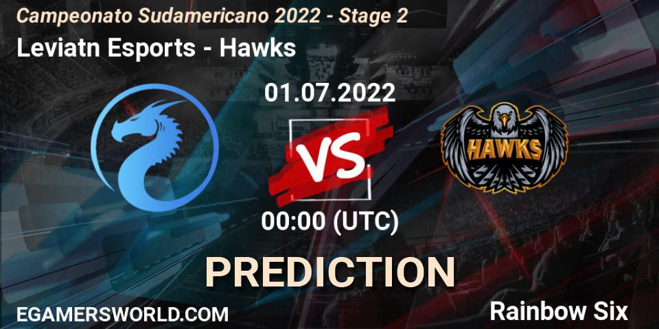 Leviatán Esports - Hawks: Maç tahminleri. 01.07.2022 at 00:00, Rainbow Six, Campeonato Sudamericano 2022 - Stage 2