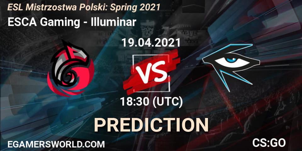ESCA Gaming - Illuminar: Maç tahminleri. 27.04.2021 at 14:30, Counter-Strike (CS2), ESL Mistrzostwa Polski: Spring 2021