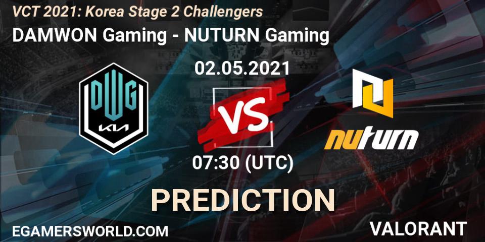 DAMWON Gaming - NUTURN Gaming: Maç tahminleri. 02.05.2021 at 07:30, VALORANT, VCT 2021: Korea Stage 2 Challengers