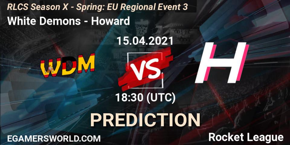 White Demons - Howard: Maç tahminleri. 15.04.2021 at 18:30, Rocket League, RLCS Season X - Spring: EU Regional Event 3