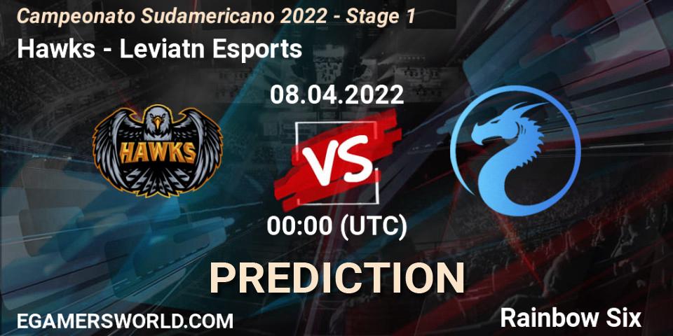 Hawks - Leviatán Esports: Maç tahminleri. 08.04.2022 at 02:00, Rainbow Six, Campeonato Sudamericano 2022 - Stage 1