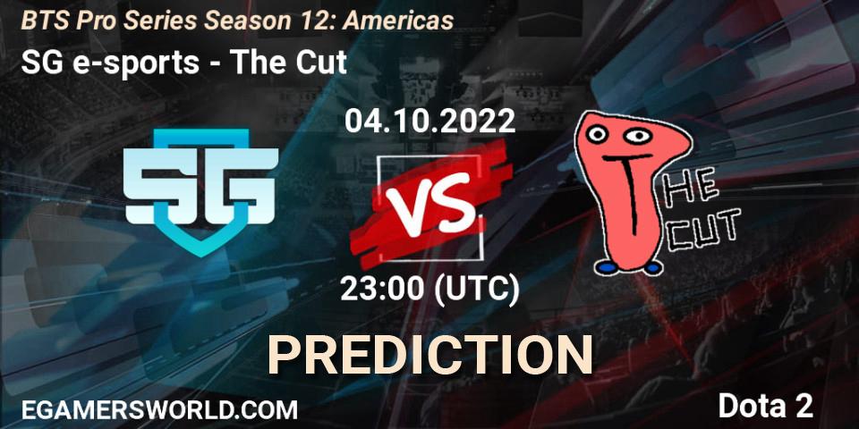 SG e-sports - The Cut: Maç tahminleri. 04.10.2022 at 22:21, Dota 2, BTS Pro Series Season 12: Americas
