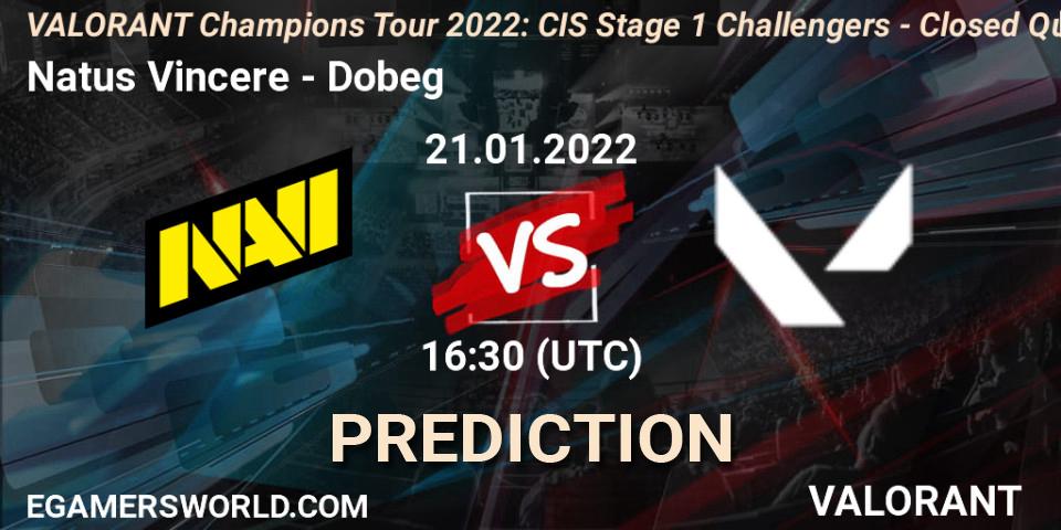 Natus Vincere - Dobeg: Maç tahminleri. 21.01.2022 at 16:30, VALORANT, VCT 2022: CIS Stage 1 Challengers - Closed Qualifier 2