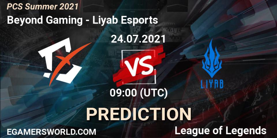 Beyond Gaming - Liyab Esports: Maç tahminleri. 24.07.2021 at 09:00, LoL, PCS Summer 2021