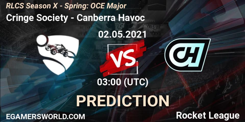 Cringe Society - Canberra Havoc: Maç tahminleri. 02.05.21, Rocket League, RLCS Season X - Spring: OCE Major