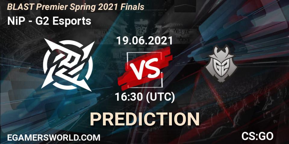NiP - G2 Esports: Maç tahminleri. 19.06.2021 at 17:40, Counter-Strike (CS2), BLAST Premier Spring 2021 Finals