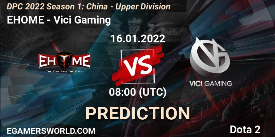 EHOME - Vici Gaming: Maç tahminleri. 16.01.2022 at 07:55, Dota 2, DPC 2022 Season 1: China - Upper Division