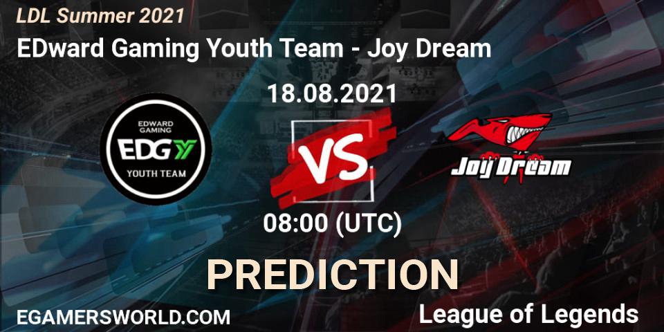 EDward Gaming Youth Team - Joy Dream: Maç tahminleri. 18.08.21, LoL, LDL Summer 2021