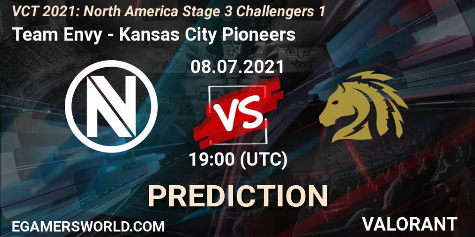 Team Envy - Kansas City Pioneers: Maç tahminleri. 08.07.2021 at 19:00, VALORANT, VCT 2021: North America Stage 3 Challengers 1