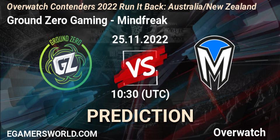 Ground Zero Gaming - Mindfreak: Maç tahminleri. 25.11.22, Overwatch, Overwatch Contenders 2022 - Australia/New Zealand - November