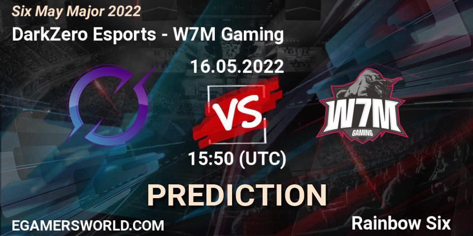 DarkZero Esports - W7M Gaming: Maç tahminleri. 16.05.2022 at 15:50, Rainbow Six, Six Charlotte Major 2022