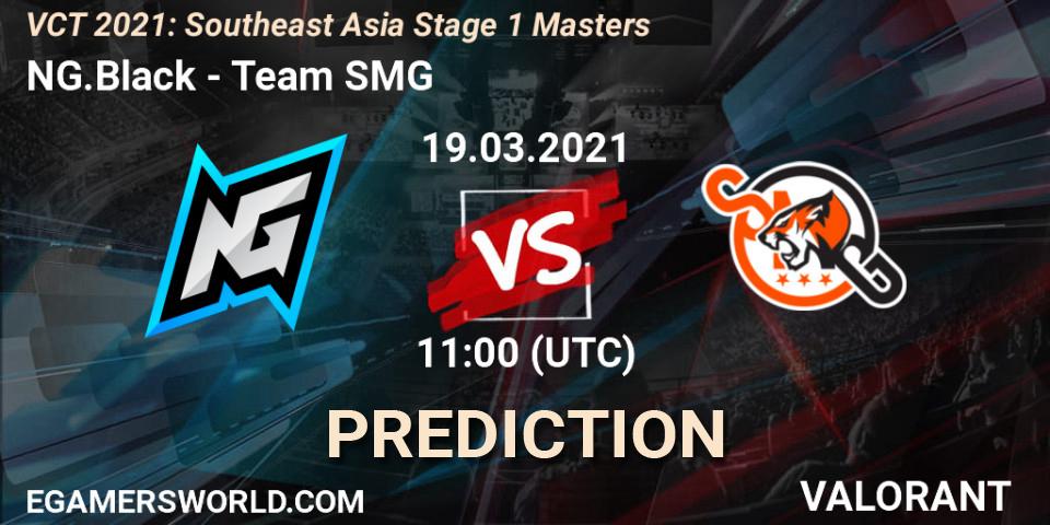 NG.Black - Team SMG: Maç tahminleri. 19.03.2021 at 11:50, VALORANT, VCT 2021: Southeast Asia Stage 1 Masters