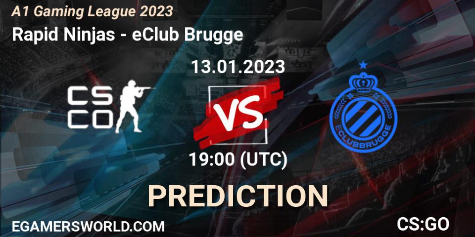 Rapid Ninjas - eClub Brugge: Maç tahminleri. 13.01.2023 at 19:00, Counter-Strike (CS2), A1 Gaming League 2023