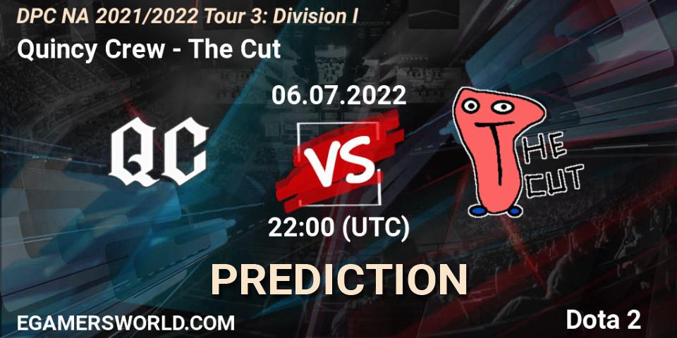 Quincy Crew - The Cut: Maç tahminleri. 06.07.22, Dota 2, DPC NA 2021/2022 Tour 3: Division I