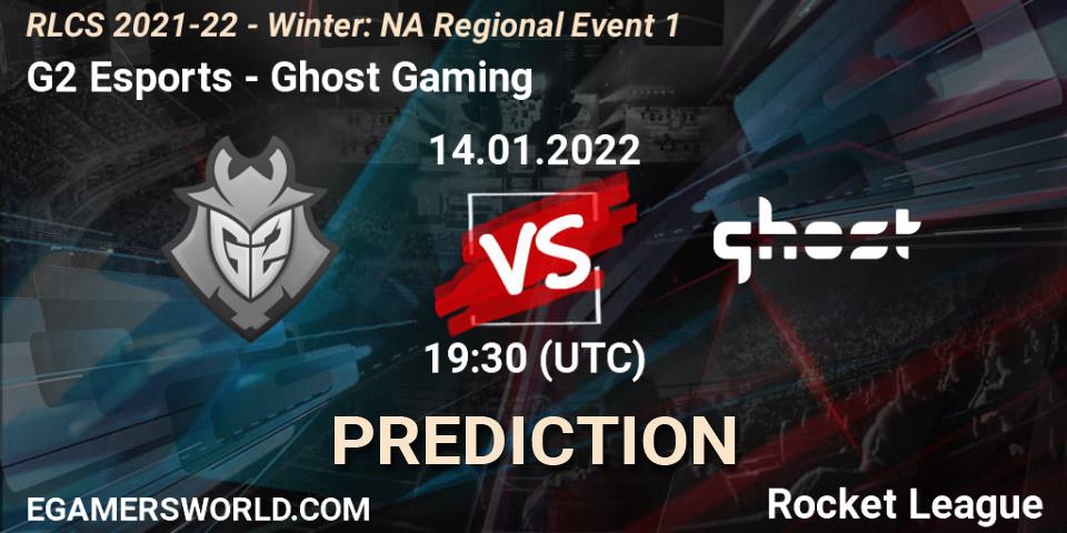 G2 Esports - Ghost Gaming: Maç tahminleri. 14.01.2022 at 19:30, Rocket League, RLCS 2021-22 - Winter: NA Regional Event 1
