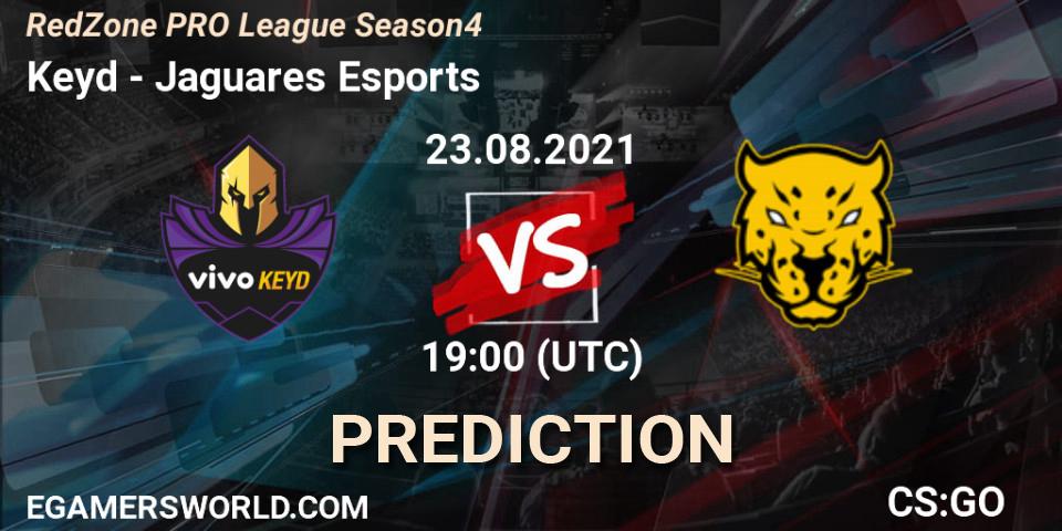 Keyd - Jaguares Esports: Maç tahminleri. 23.08.2021 at 19:00, Counter-Strike (CS2), RedZone PRO League Season 4