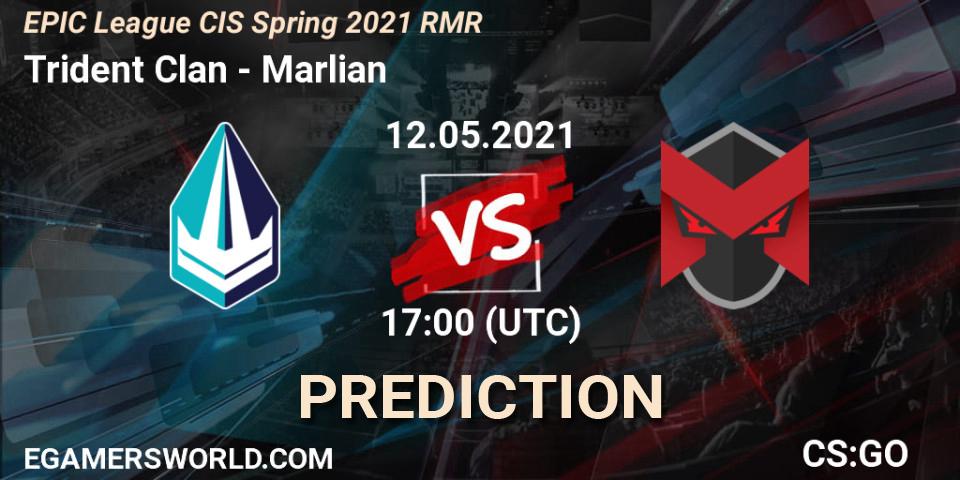 Trident Clan - Marlian: Maç tahminleri. 12.05.2021 at 17:00, Counter-Strike (CS2), EPIC League CIS Spring 2021 RMR