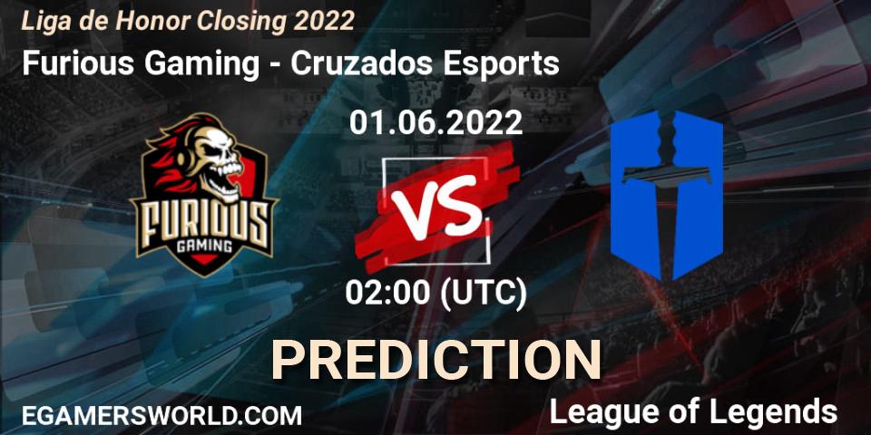 Furious Gaming - Cruzados Esports: Maç tahminleri. 01.06.2022 at 02:00, LoL, Liga de Honor Closing 2022