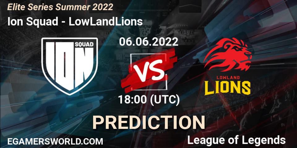 Ion Squad - LowLandLions: Maç tahminleri. 06.06.2022 at 18:00, LoL, Elite Series Summer 2022