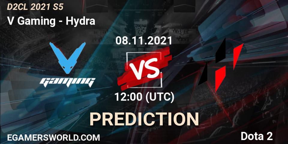 V Gaming - Hydra: Maç tahminleri. 08.11.2021 at 11:59, Dota 2, Dota 2 Champions League 2021 Season 5