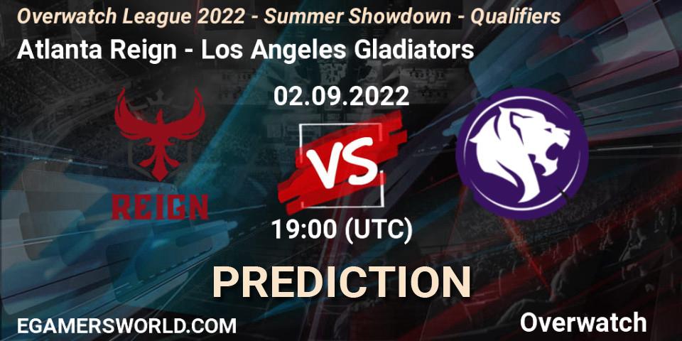 Atlanta Reign - Los Angeles Gladiators: Maç tahminleri. 02.09.22, Overwatch, Overwatch League 2022 - Summer Showdown - Qualifiers