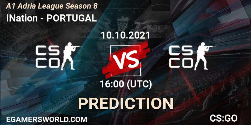 INation - PORTUGAL: Maç tahminleri. 10.10.2021 at 16:00, Counter-Strike (CS2), A1 Adria League Season 8