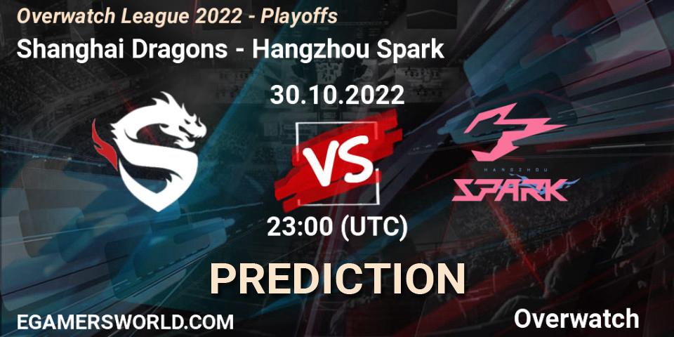 Shanghai Dragons - Hangzhou Spark: Maç tahminleri. 30.10.22, Overwatch, Overwatch League 2022 - Playoffs