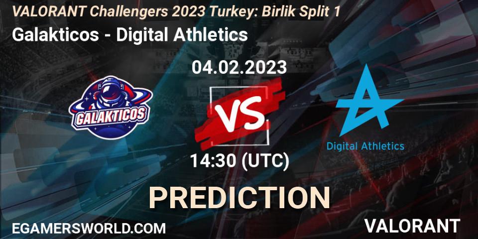 Galakticos - Digital Athletics: Maç tahminleri. 04.02.23, VALORANT, VALORANT Challengers 2023 Turkey: Birlik Split 1