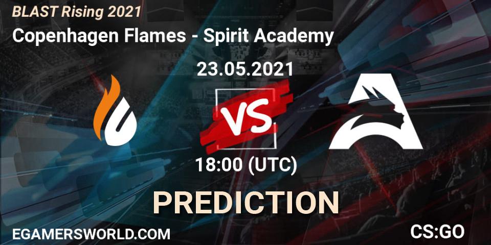 Copenhagen Flames - Spirit Academy: Maç tahminleri. 23.05.2021 at 18:00, Counter-Strike (CS2), BLAST Rising 2021