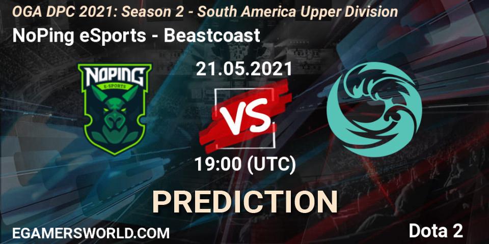NoPing eSports - Beastcoast: Maç tahminleri. 21.05.2021 at 19:01, Dota 2, OGA DPC 2021: Season 2 - South America Upper Division