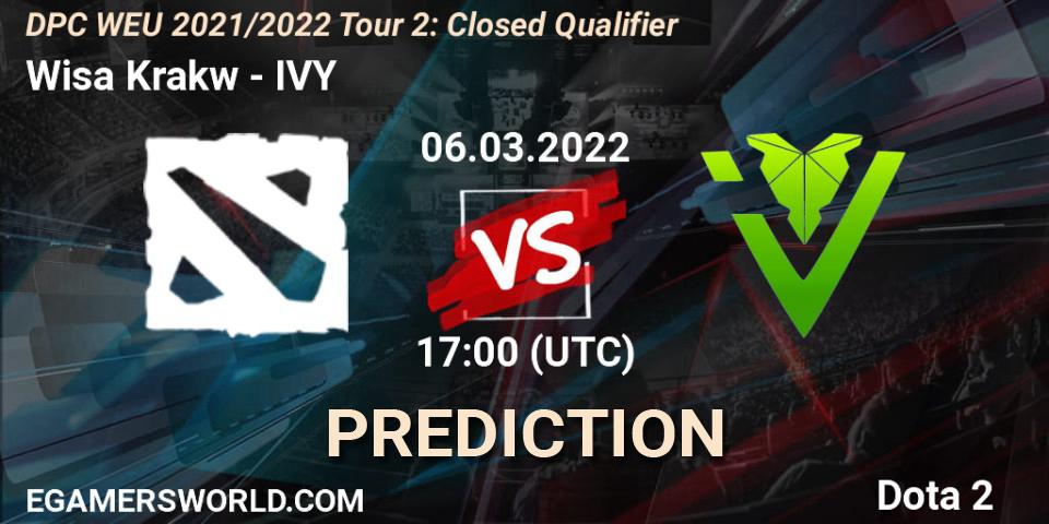 Wisła Kraków - IVY: Maç tahminleri. 06.03.2022 at 17:00, Dota 2, DPC WEU 2021/2022 Tour 2: Closed Qualifier