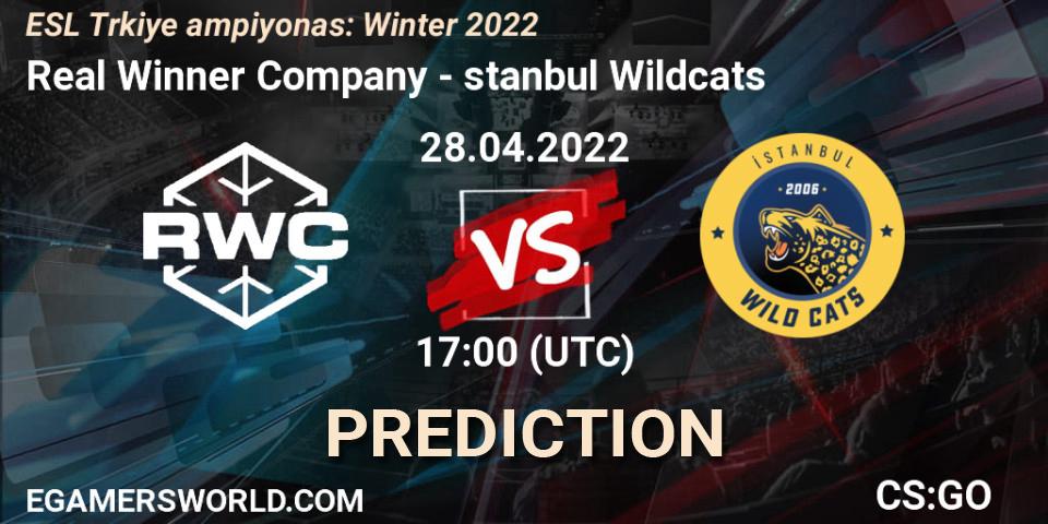 Real Winner Company - İstanbul Wildcats: Maç tahminleri. 28.04.2022 at 17:00, Counter-Strike (CS2), ESL Türkiye Şampiyonası: Winter 2022