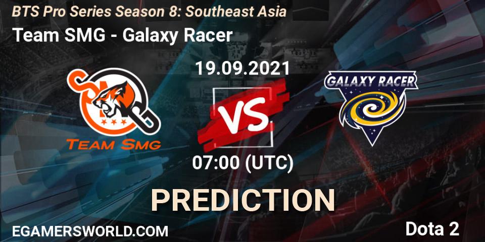 Team SMG - Galaxy Racer: Maç tahminleri. 19.09.2021 at 07:02, Dota 2, BTS Pro Series Season 8: Southeast Asia