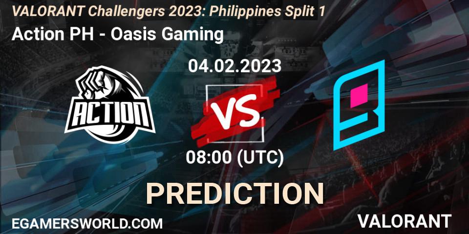 Action PH - Oasis Gaming: Maç tahminleri. 04.02.23, VALORANT, VALORANT Challengers 2023: Philippines Split 1