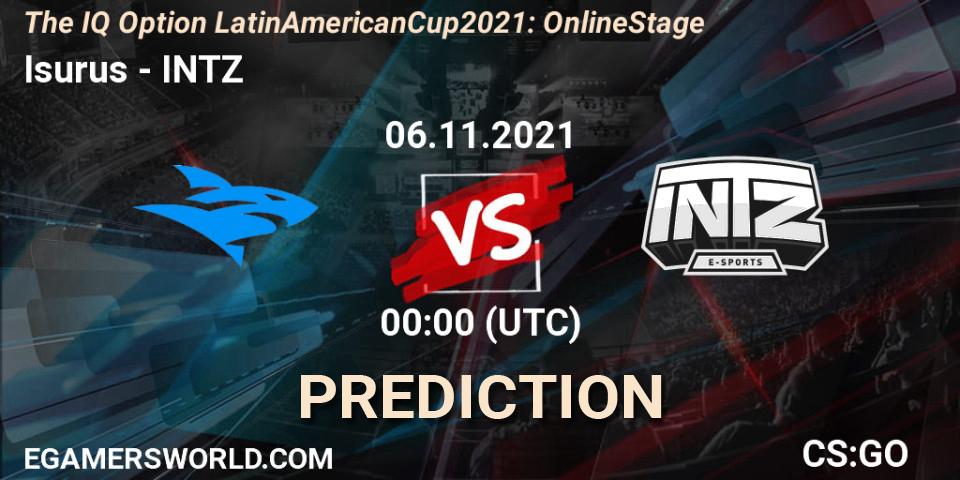 Isurus - INTZ: Maç tahminleri. 06.11.2021 at 00:00, Counter-Strike (CS2), The IQ Option Latin American Cup 2021: Online Stage