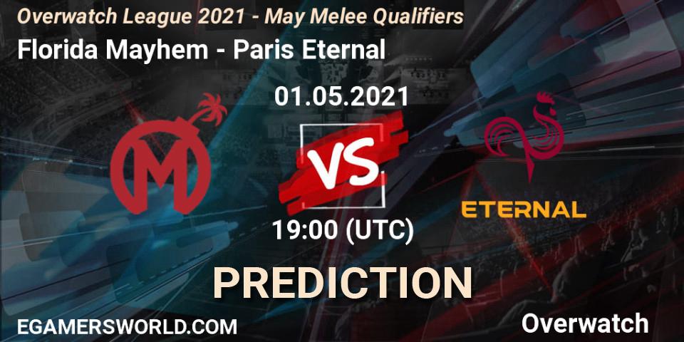 Florida Mayhem - Paris Eternal: Maç tahminleri. 01.05.2021 at 19:00, Overwatch, Overwatch League 2021 - May Melee Qualifiers