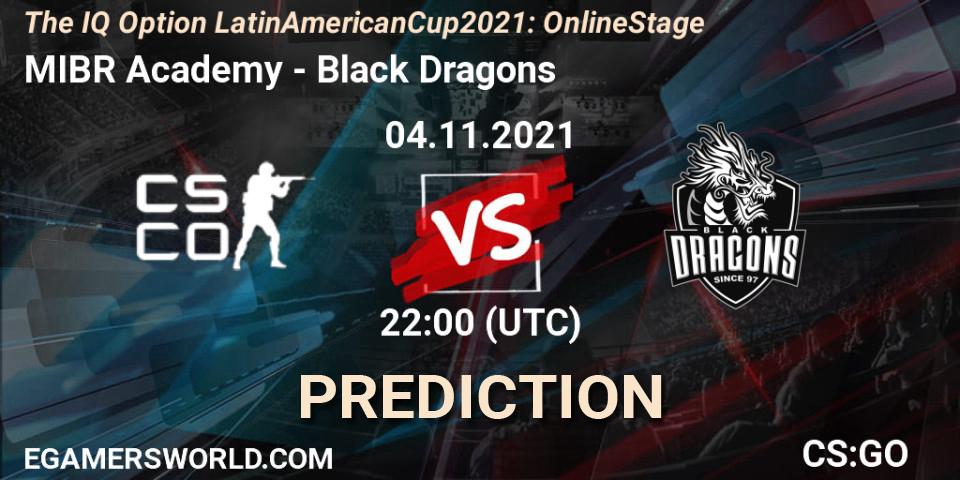MIBR Academy - Black Dragons: Maç tahminleri. 04.11.2021 at 22:00, Counter-Strike (CS2), The IQ Option Latin American Cup 2021: Online Stage