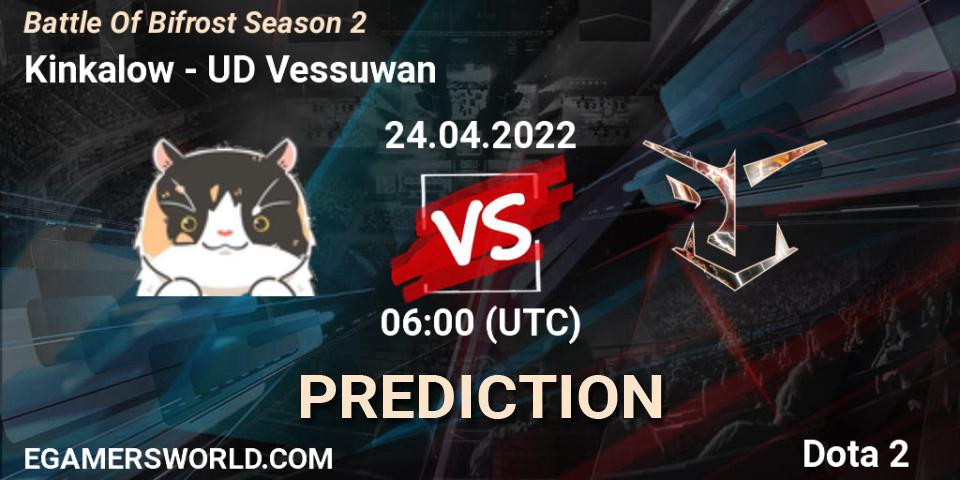 Kinkalow - UD Vessuwan: Maç tahminleri. 24.04.2022 at 06:00, Dota 2, Battle Of Bifrost Season 2