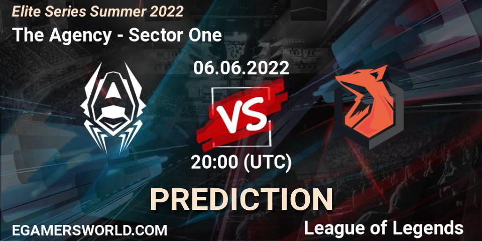 The Agency - Sector One: Maç tahminleri. 06.06.2022 at 20:00, LoL, Elite Series Summer 2022