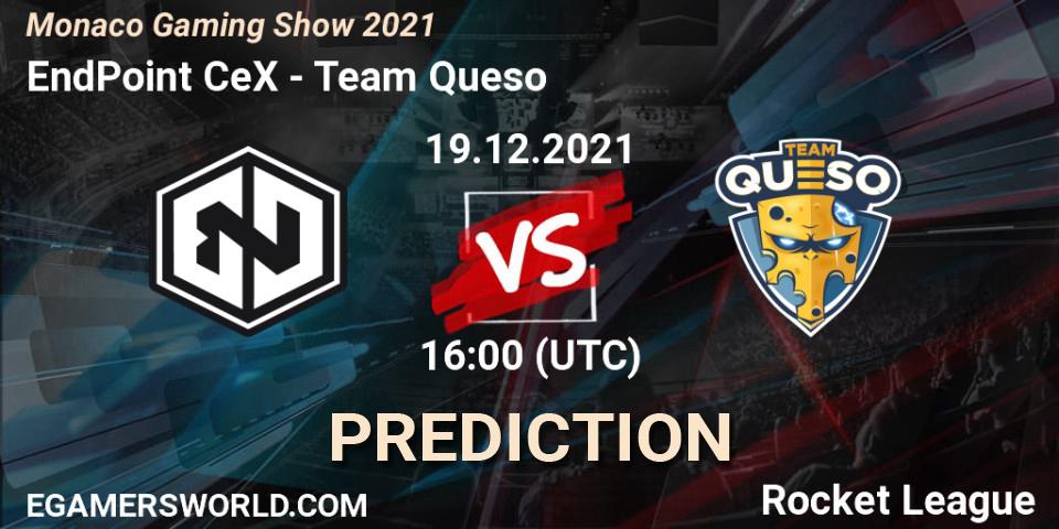 EndPoint CeX - Team Queso: Maç tahminleri. 19.12.2021 at 16:00, Rocket League, Monaco Gaming Show 2021