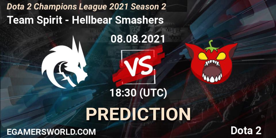 Team Spirit - Hellbear Smashers: Maç tahminleri. 08.08.2021 at 18:51, Dota 2, Dota 2 Champions League 2021 Season 2