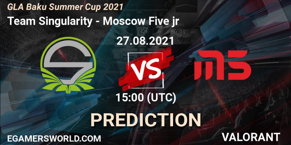 Team Singularity - Moscow Five jr: Maç tahminleri. 27.08.2021 at 15:00, VALORANT, GLA Baku Summer Cup 2021